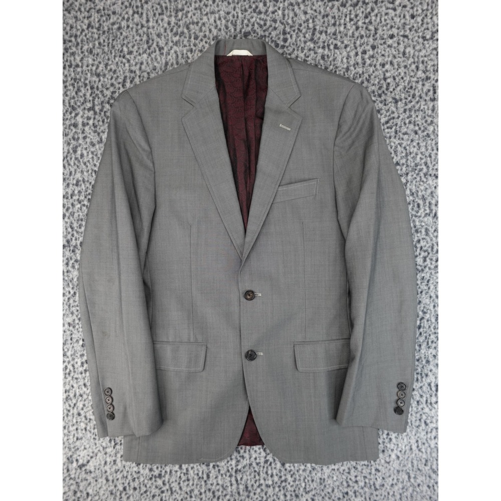 Billy Reid Blazer Mens 38R Grey Good Wool Mohair Heirloom Sport Coat USA Made